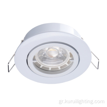 Λευκό πλαίσιο GU10 LED RENTED DOWNLIGHT για το σπίτι